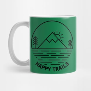 Happy Trails - Hiking and Outdoors Mug